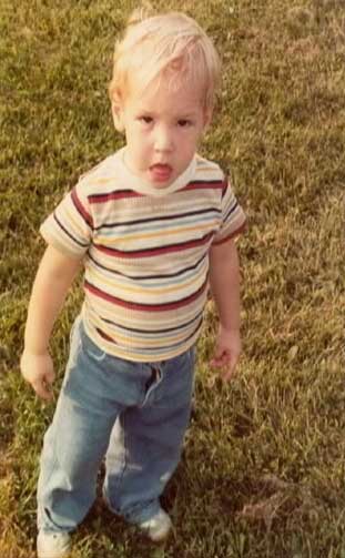 Image of Jason Ellis growing up