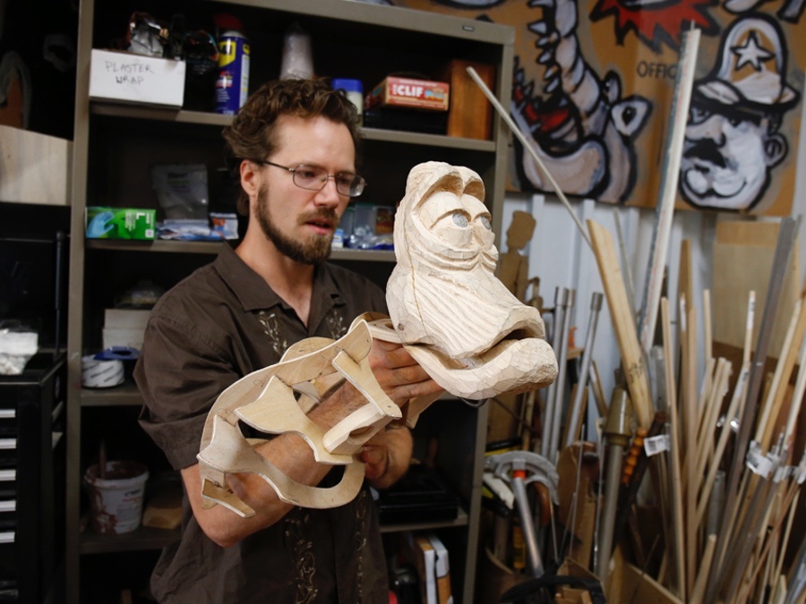 Puppet maker breathes life, art into edgy, whimsical handmade