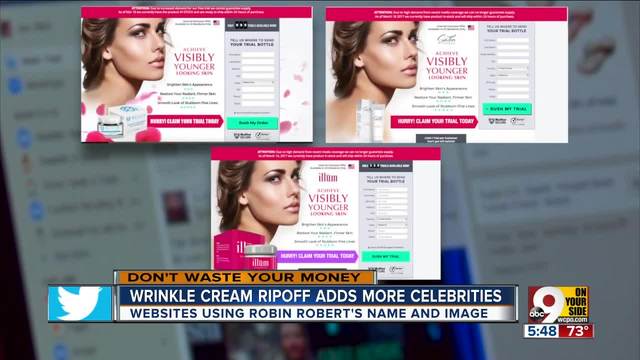 ABC's Robin Roberts used in wrinkle cream ripoff - WCPO ...