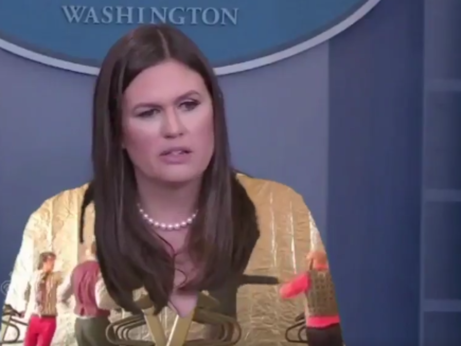 New White House Press Secretary Sarah Huckabee Sanders learns not to