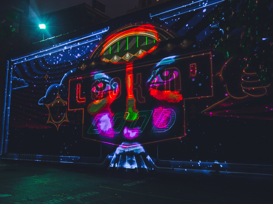 cincygram blink cincinnati gave us four days of art light color