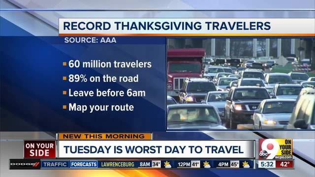 Travel during Thanksgiving 2017 is set to break twelve-year record Travel during Thanksgiving 2017 is set to break twelve-year record