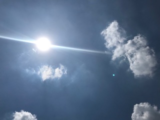 Uncomfortably hot and afternoon rain