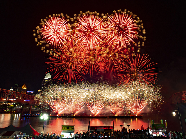 Enjoy spectacular photos of WEBN fireworks